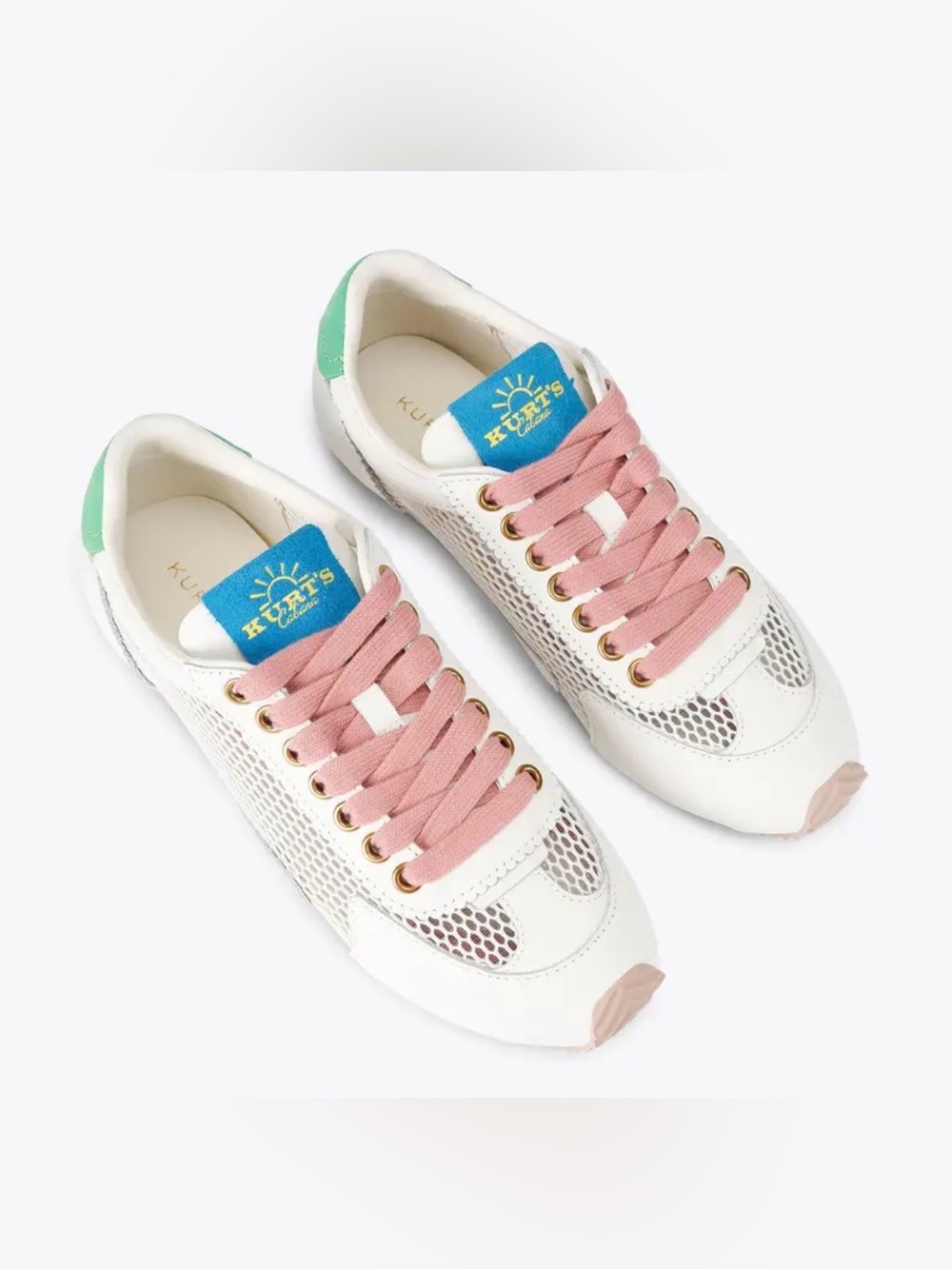 NWT Kurt's Cabana Islington Curve Mesh white Sneakers size 8.5